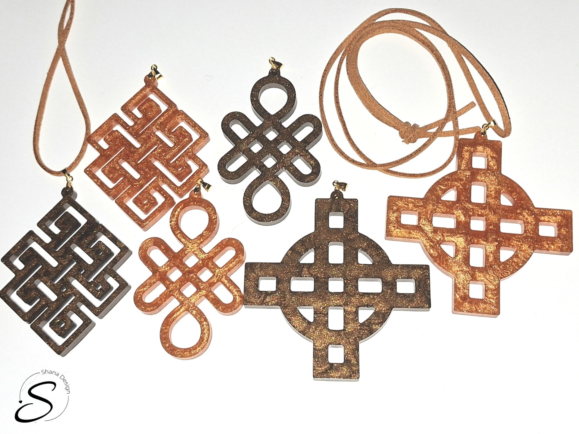 Kettenanhänger "keltische Symbole"